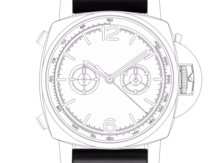 PANERAI ルミノール クロノ ネイビーシールズ 44mm スティール グレー文字盤 PAM01409
