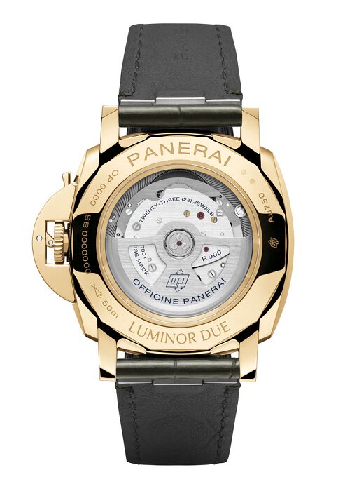 PANERAI ルミノール ドゥエ 42mm イエローゴールド グリーン文字盤 PAM01423
