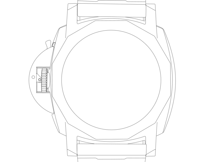 PANERAI ルミノール ドゥエ 42mm スティール ホワイト文字盤 テキスタイル・ストラップ PAM01428