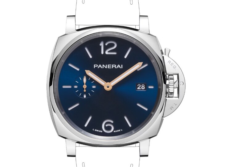 PANERAI ルミノール ドゥエ 42mm スティール ブルー文字盤 テキスタイル・ストラップ PAM01429