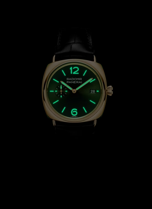 PANERAI ラジオミール 40mm イエローゴールド グリーン文字盤 PAM01437
