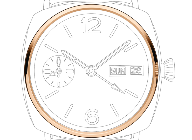 PANERAI ラジオミール パーペチュアルカレンダー 45mm ゴールドテック™ ホワイト文字盤 PAM01453