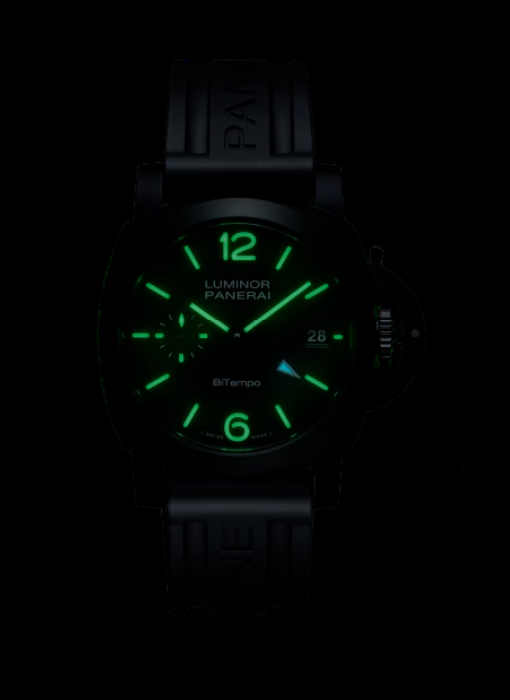 PANERAI ルミノール GMT 40mm セラミック ブラック文字盤 PAM01460