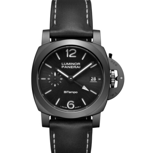 PANERAI ルミノール GMT 40mm セラミック ブラック文字盤 PAM01460