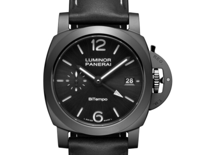 PANERAI ルミノール GMT 40mm セラミック ブラック文字盤 PAM01460