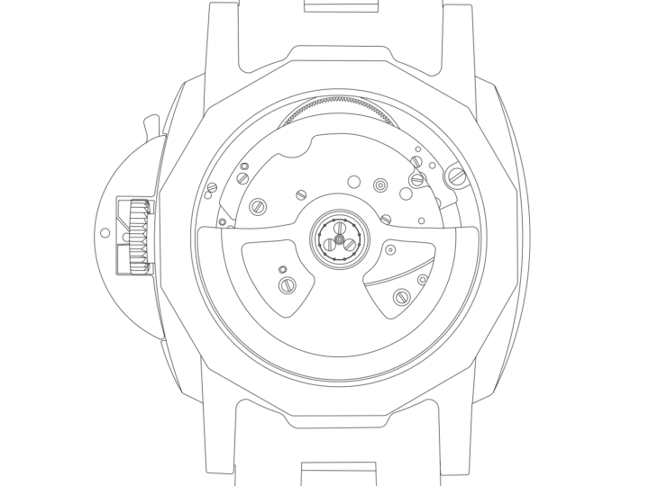 PANERAI ルミノール ドゥエ トゥットオーロ ルナ 38mm ゴールドテック™ マザーオブパール文字盤 PAM01504