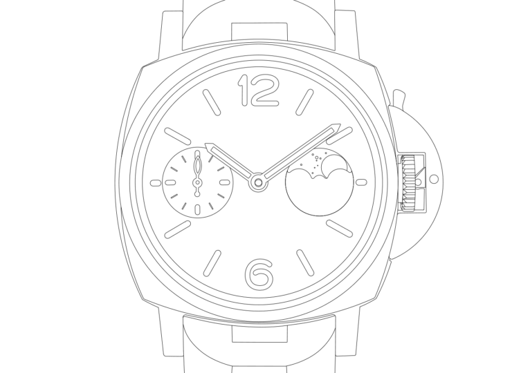 PANERAI ルミノール ドゥエ トゥットオーロ ルナ 38mm ゴールドテック™ マザーオブパール文字盤 PAM01504
