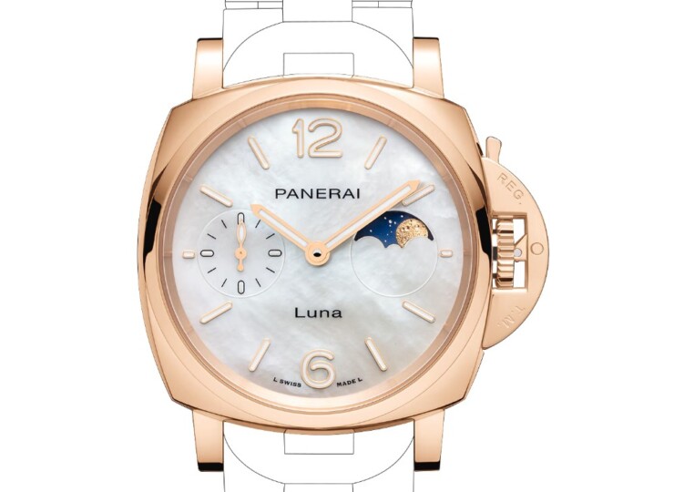 PANERAI ルミノール ドゥエ トゥットオーロ ルナ 38mm ゴールドテック™ マザーオブパール文字盤 PAM01504