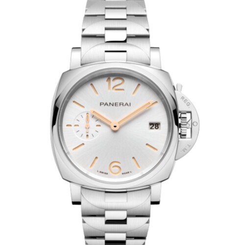 ルミノール ドゥエ 38mm スティール ホワイト文字盤