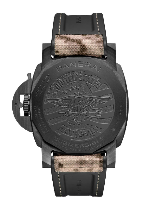 PANERAI サブマーシブル ネイビーシールズ GMT 44mm カーボテック™ ブラック文字盤 PAM01513