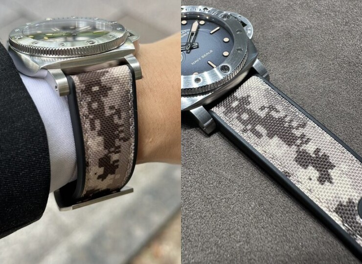 PANERAI サブマーシブル ネイビーシールズ 44mm スティール ブラック文字盤 PAM01518