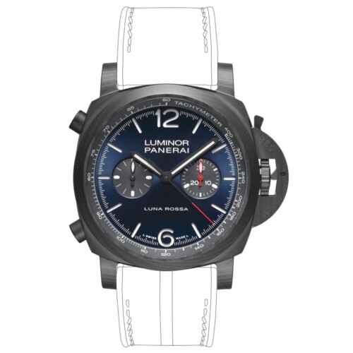 ルミノール クロノ カーボテック™ ルナ・ロッサ エクスペリエンス 44mm ブルー文字盤