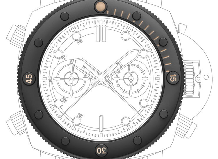 PANERAI サブマーシブル クロノ ネイビーシールズ 47mm チタン ブラック文字盤 PAM01521