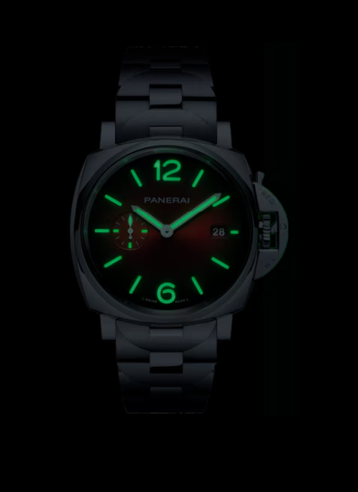PANERAI ルミノール ドゥエ 42mm スティール バーガンディ文字盤 PAM01539