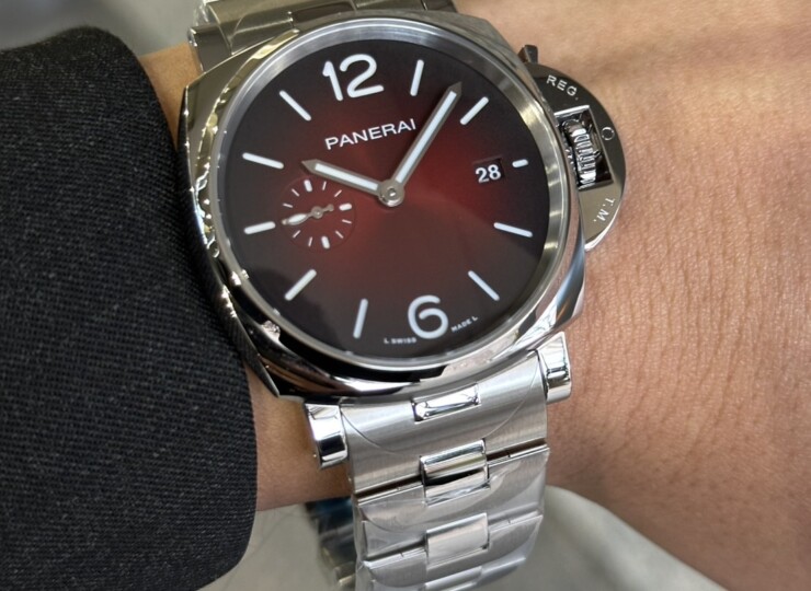 PANERAI ルミノール ドゥエ 42mm スティール バーガンディ文字盤 PAM01539