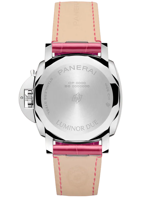 PANERAI ルミノール ドゥエ ルナ 38mm スティール ホワイト文字盤 アリゲーター・ストラップ PAM01557