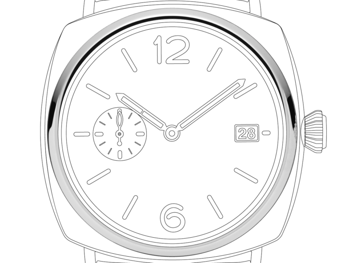 PANERAI ラジオミール クアランタ 40mm スティール グリーン文字盤 PAM01573