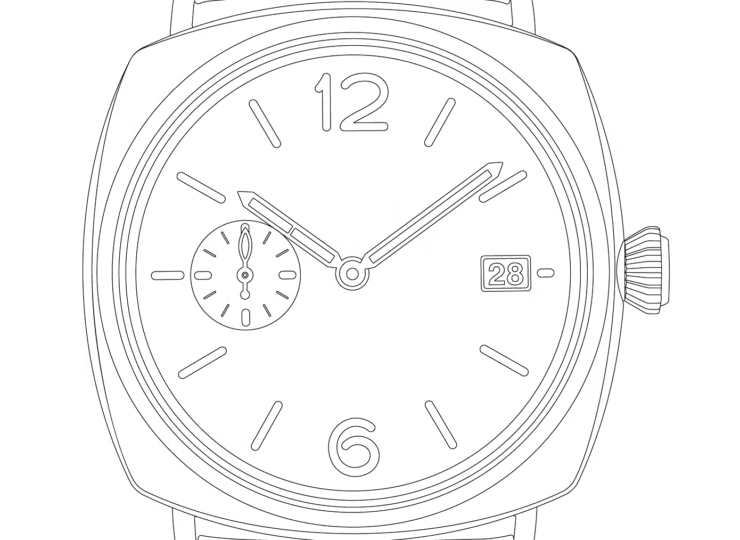 PANERAI ラジオミール クアランタ 40mm スティール グリーン文字盤 PAM01573