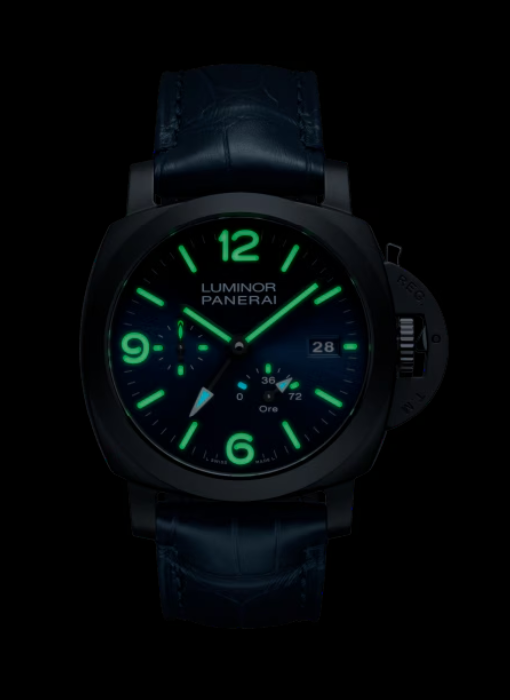 PANERAI ルミノール パワーリザーブ GMT 44mm セラミック ブルー文字盤 PAM01574