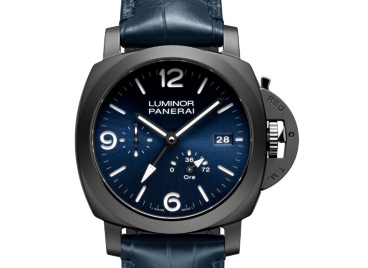 PANERAI ルミノール パワーリザーブ GMT 44mm セラミック ブルー文字盤 PAM01574