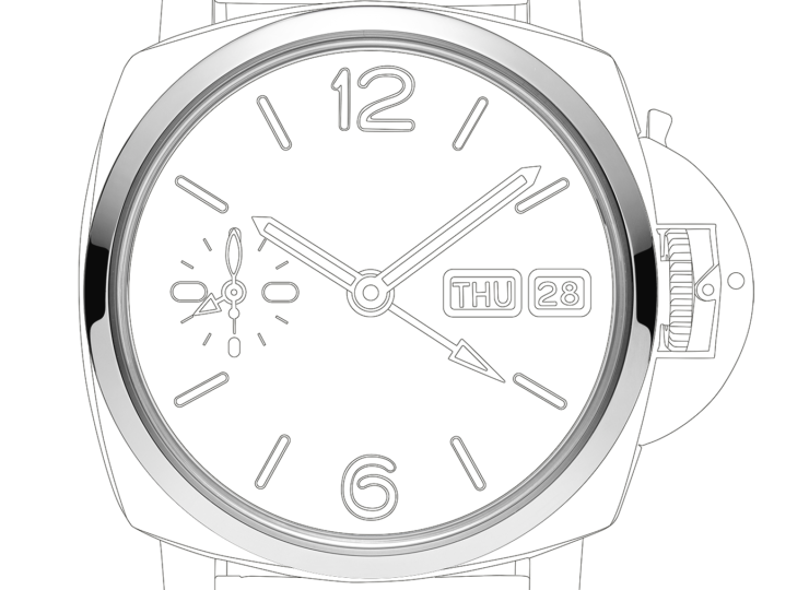 PANERAI ルミノール パーペチュアルカレンダー 44mm プラチナテック™ ブルー文字盤 PAM01575