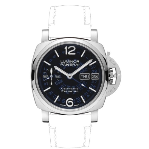 ルミノール パーペチュアルカレンダー 44mm プラチナテック™ ブルー文字盤