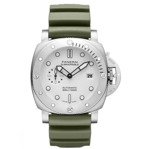 PANERAI サブマーシブル 44mm スティール ホワイト文字盤 PAM01595
