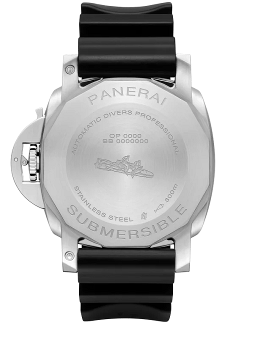 PANERAI サブマーシブル 44mm スティール ブラック文字盤 ラバー・ストラップ PAM01596