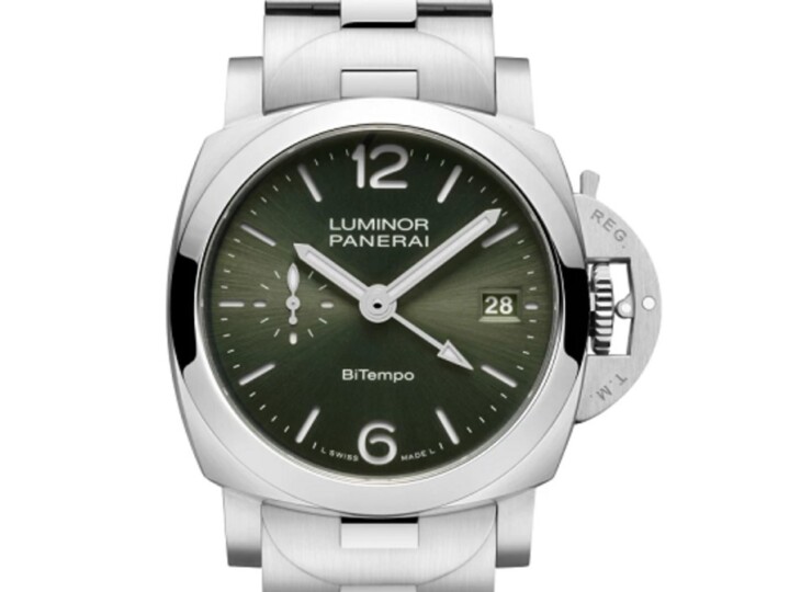 PANERAI ルミノール GMT 40mm スティール グリーン文字盤 PAM01640