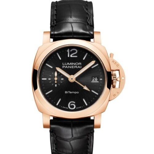 PANERAI ルミノール GMT 40mm ゴールドテック™ ブラック文字盤 PAM01641