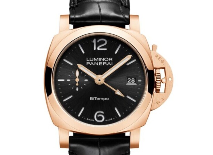 PANERAI ルミノール GMT 40mm ゴールドテック™ ブラック文字盤 PAM01641