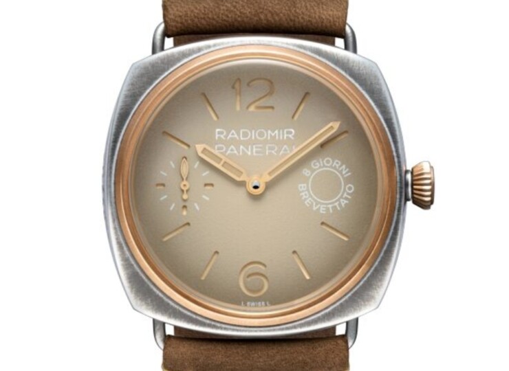 PANERAI ラジオミール 8 ジョルニ アイリーン 45mm スティール&ブロンズ ベージュ文字盤 PAM01643