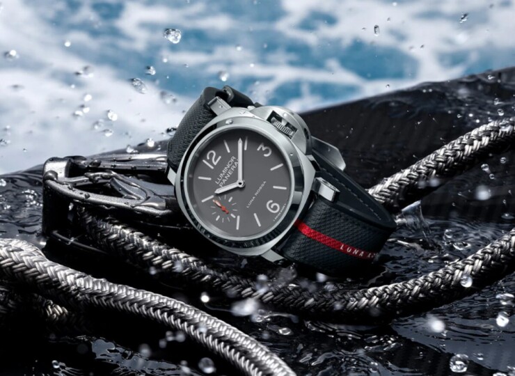 PANERAI ルミノール ルナ・ロッサ 44mm スティール ホワイト文字盤 PAM01653
