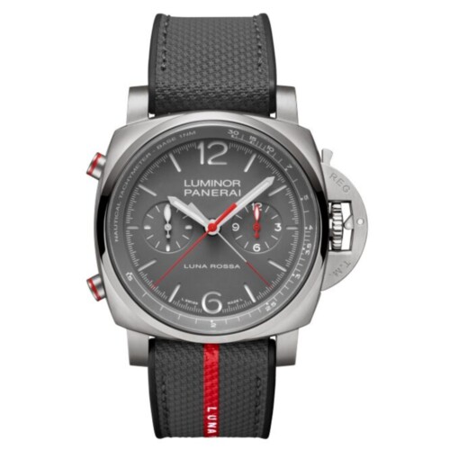 ルミノール クロノ フライバック ルナ・ロッサ チタニオ 44mm チタン グレー文字盤