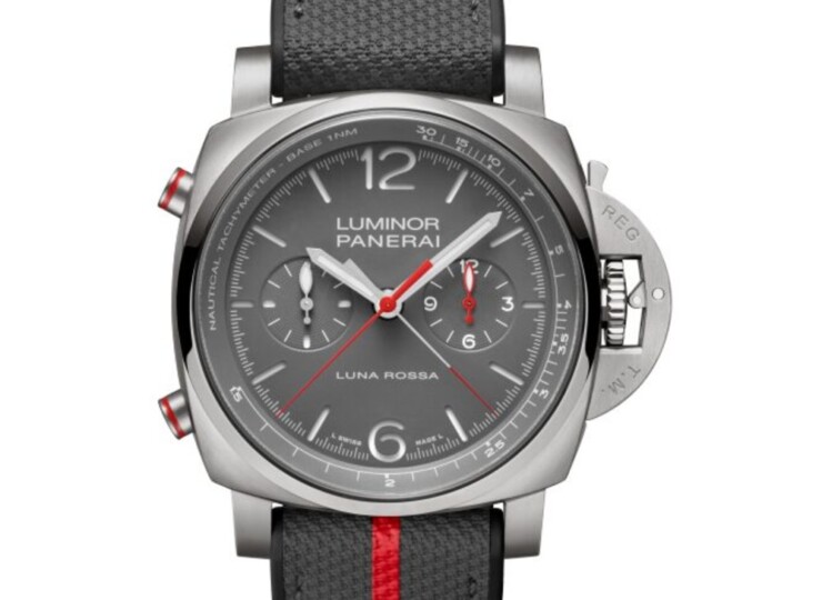 PANERAI ルミノール クロノ フライバック ルナ・ロッサ チタニオ 44mm チタン グレー文字盤 PAM01654