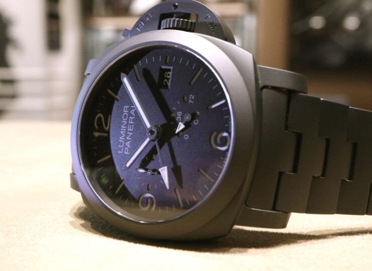 PANERAI ルミノール GMT パワーリザーブ チェラミカ 44mm セラミック ブラック文字盤 PAM01674