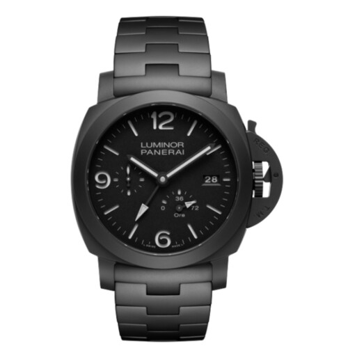 PANERAI ルミノール GMT パワーリザーブ チェラミカ 44mm セラミック ブラック文字盤 PAM01674