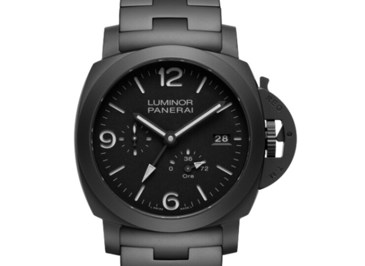 PANERAI ルミノール GMT パワーリザーブ チェラミカ 44mm セラミック ブラック文字盤 PAM01674