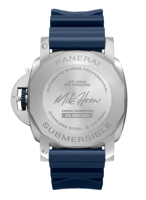 PANERAI サブマーシブル マイク・ホーン 44mm eSteel™ ブルー文字盤 PAM01676