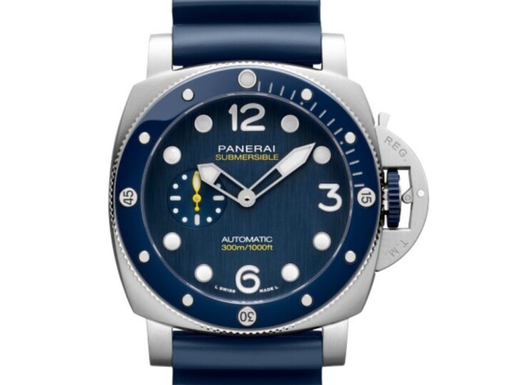 PANERAI サブマーシブル マイク・ホーン 44mm eSteel™ ブルー文字盤 PAM01676