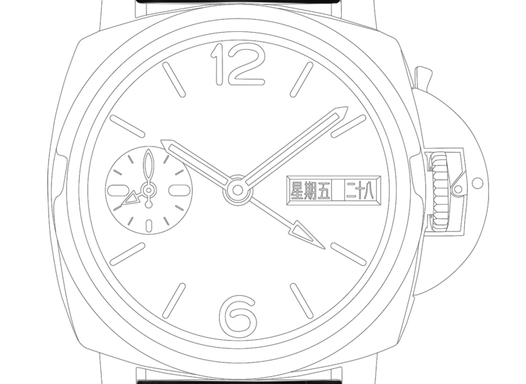 PANERAI ルミノール パーペチュアルカレンダー 44mm ゴールドテック™ バーガンディ文字盤 PAM01688