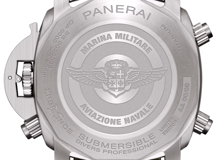 PANERAI サブマーシブル クロノ マリーナ ミリターレ エクスペリエンス エディション 47mm チタン グリーン文字盤 PAM01699
