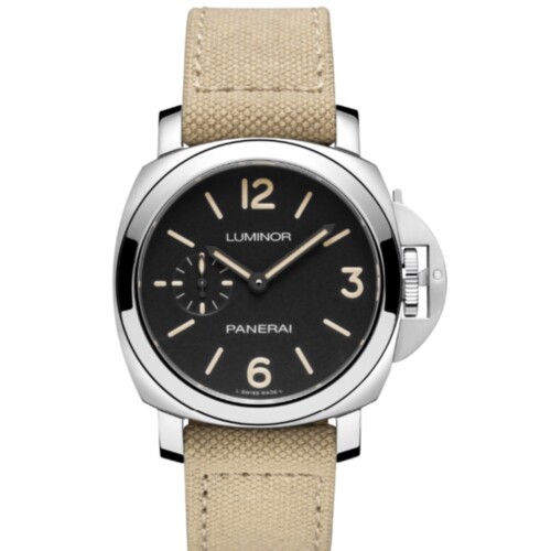 ルミノール 42mm スティール ブラック文字盤