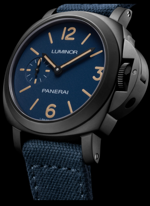 PANERAI ルミノール 42mm DLCスティール ブルー文字盤 PAM01714