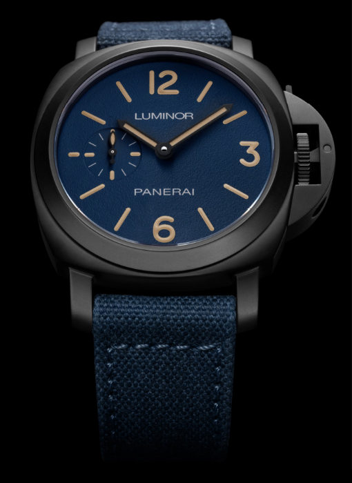 PANERAI ルミノール 42mm DLCスティール ブルー文字盤 PAM01714