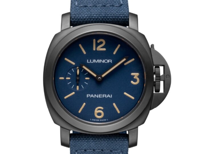 PANERAI ルミノール 42mm DLCスティール ブルー文字盤 PAM01714
