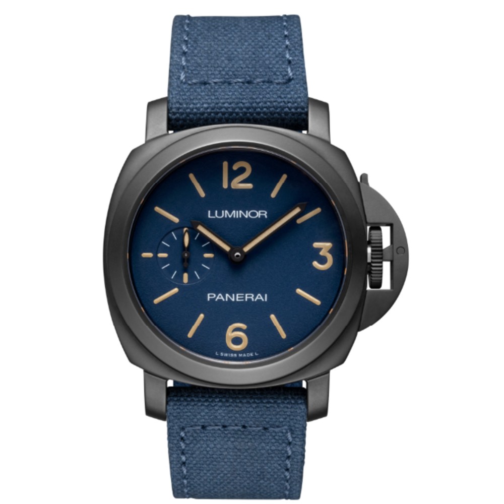 PANERAI ルミノール 42mm DLCスティール ブルー文字盤 PAM01714