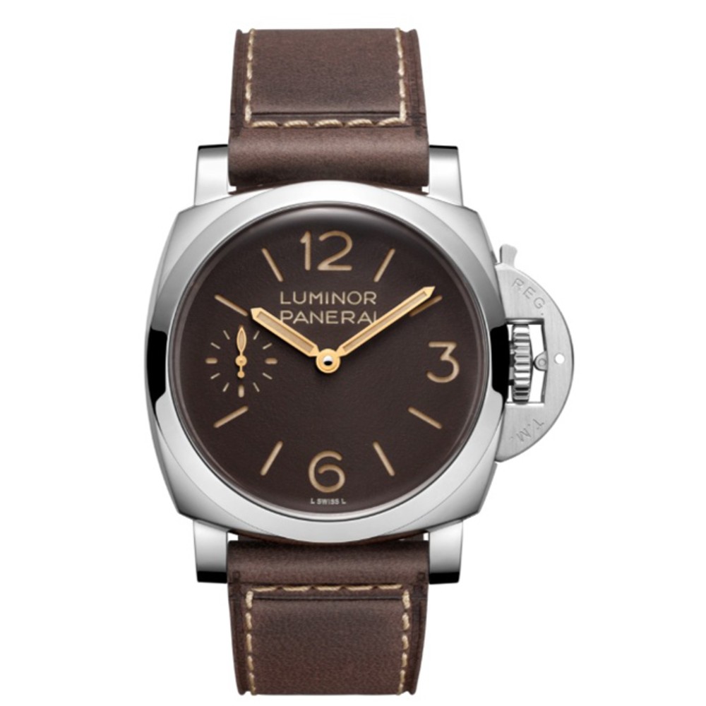 PANERAI ルミノール 44mm スティール ブラウン文字盤 PAM01731