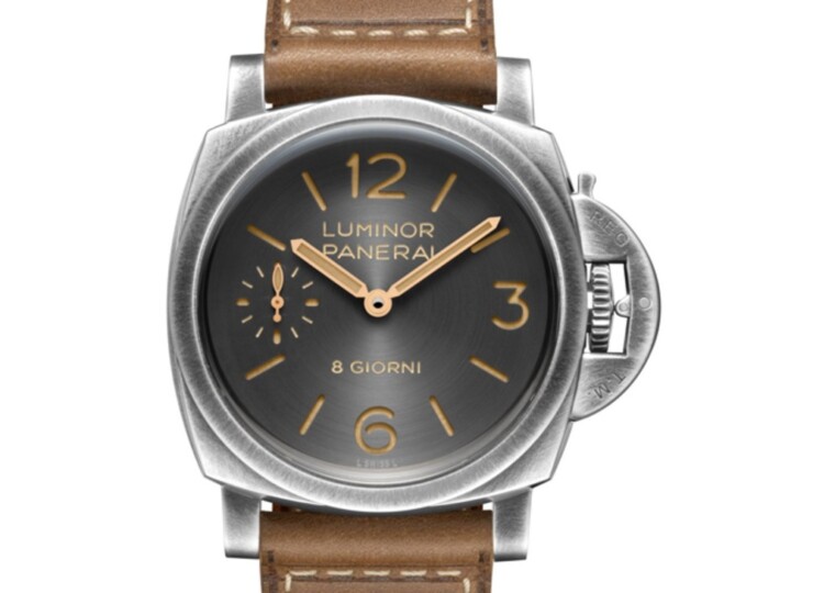 PANERAI ルミノール 8 ジョルニ 44mm スティール アンスラサイト文字盤 PAM01733
