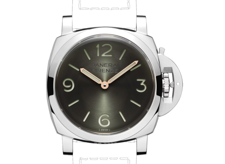 PANERAI ルミノール フィレンツェ 8 ジョルニ 44mm プラチナテック™ グリーン文字盤 PAM01734